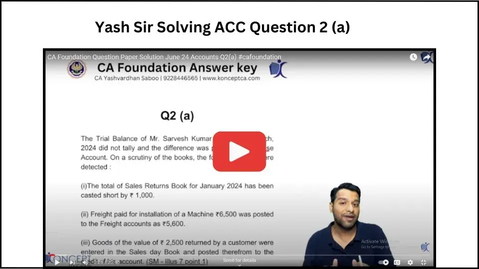 CA Foundation September Attempt