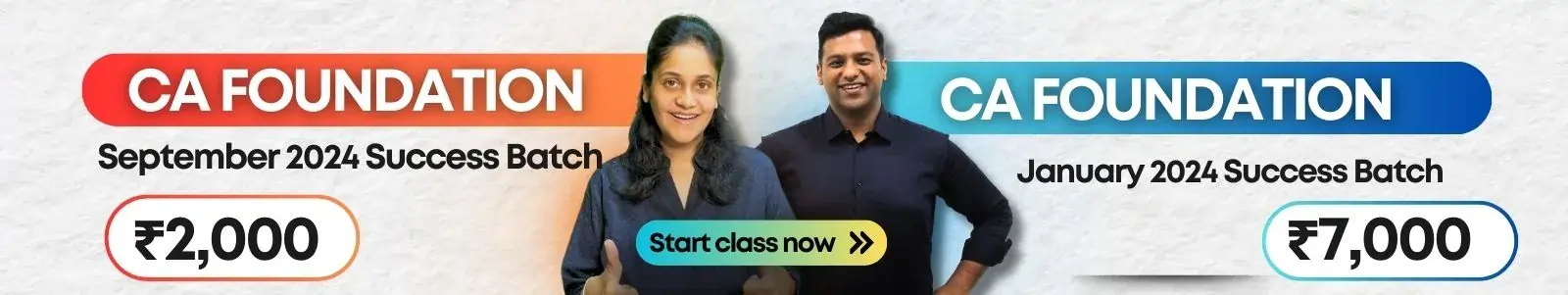 CA Foundation September and CA Inter May 25 Attempt