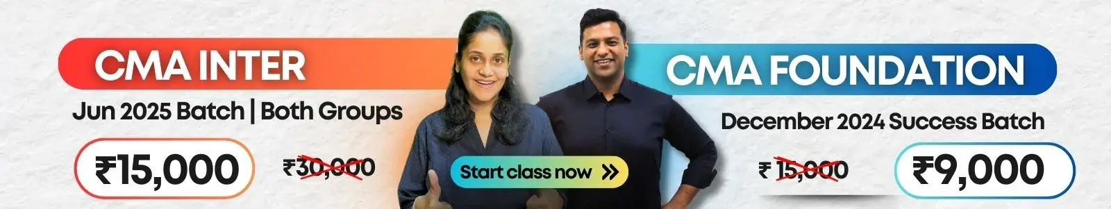 CA Foundation September and CA Inter May 25 Attempt